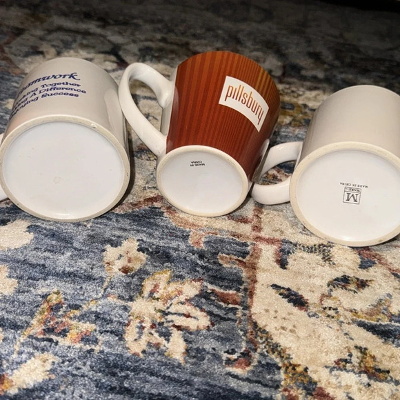 Pillsbury Doughboy Company Bundle of 3 Drinking Ceramic Coffee/Tea Mugs/Cups - Picture 11 of 11